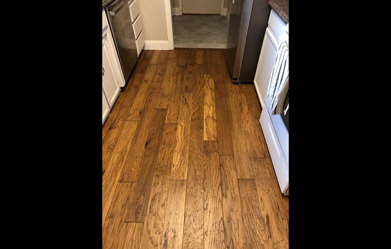 New flooring in kitchen