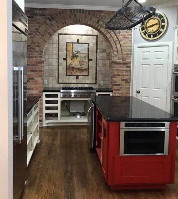 Newly remodeled kitchen