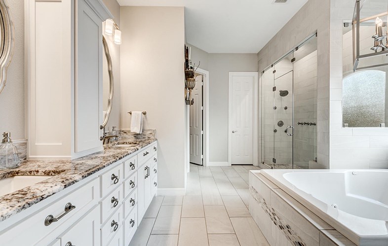 Large bathroom newly remodeled