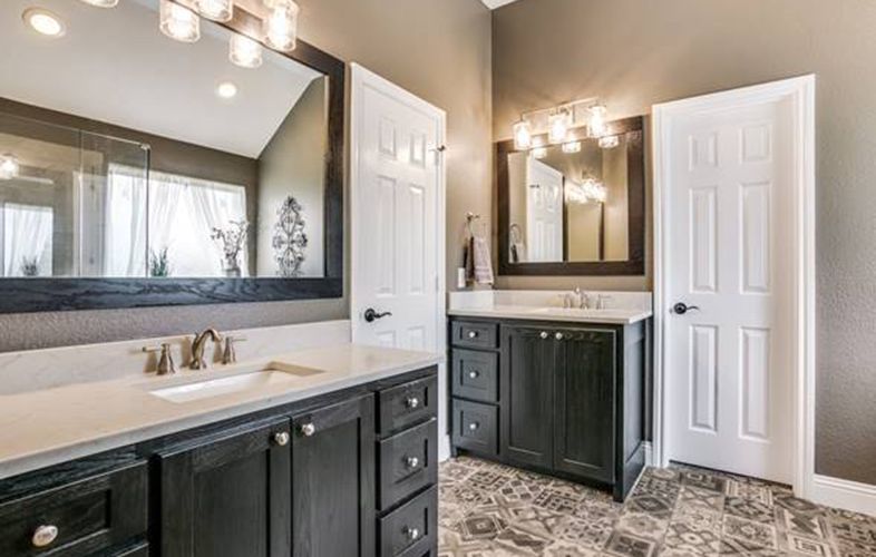 Remodeled master bathroom