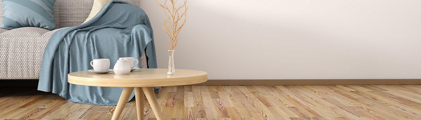 Viny flooring in living room