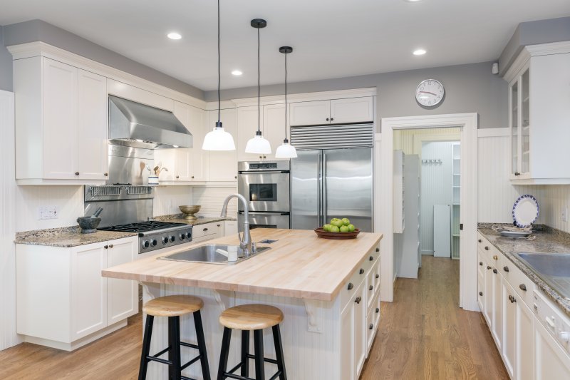 a fully remodeled kitchen