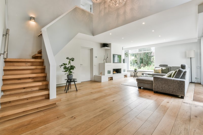 home with wood floors
