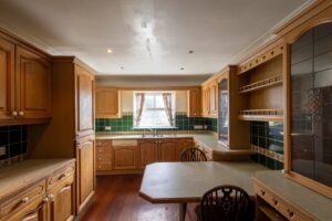 An older home before a remodel